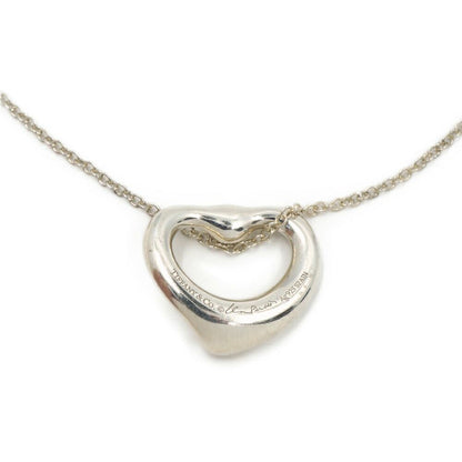 Tiffany & Co Necklace Silver Pink Open Heart 40.5 cm — view 2