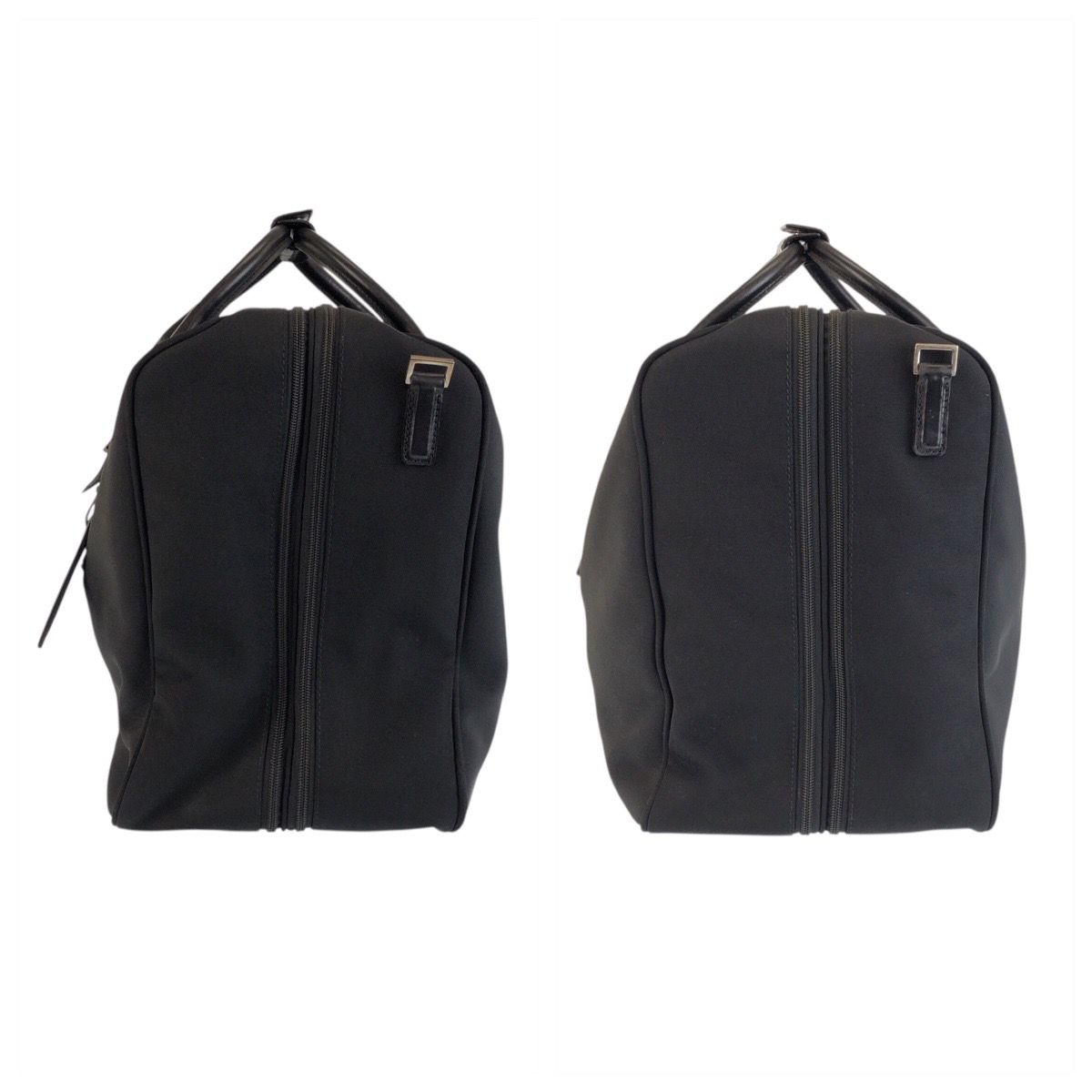Gucci Black Silver Canvas Leather 012 12 Boston Bag 2-Way — view 7
