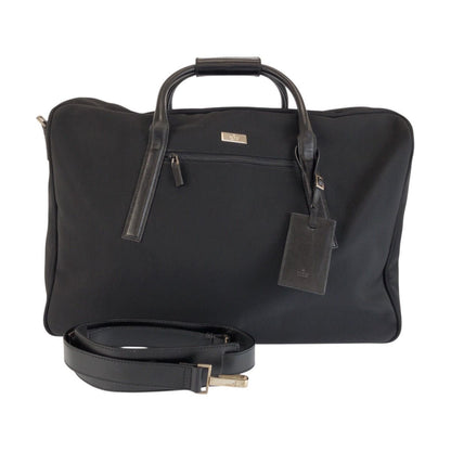 Gucci Black Silver Canvas Leather 012 12 Boston Bag 2-Way