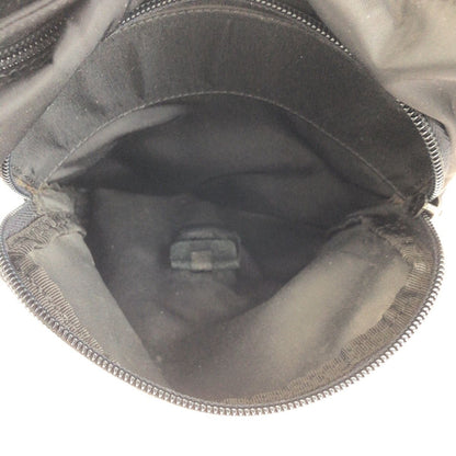 Prada Tessuto Black Nylon Leather Shoulder Bag — view 8