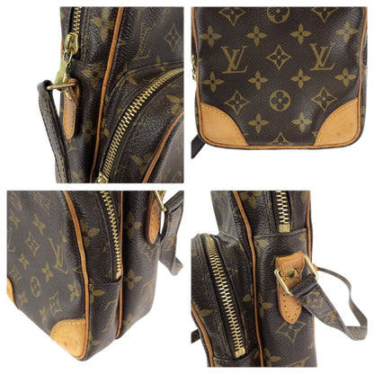 Louis Vuitton Monogram Amazon Brown Gold Shoulder Bag — view 6