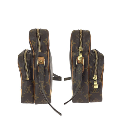 Louis Vuitton Monogram Amazon Brown Gold Shoulder Bag — view 8