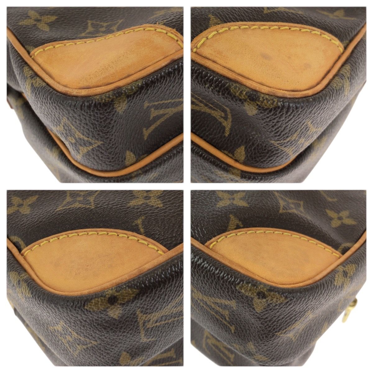 Louis Vuitton Monogram Amazon Brown Gold Shoulder Bag — view 3