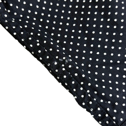 Saint Laurent Paris Cotton Dot Shirt Black White 37 — view 7