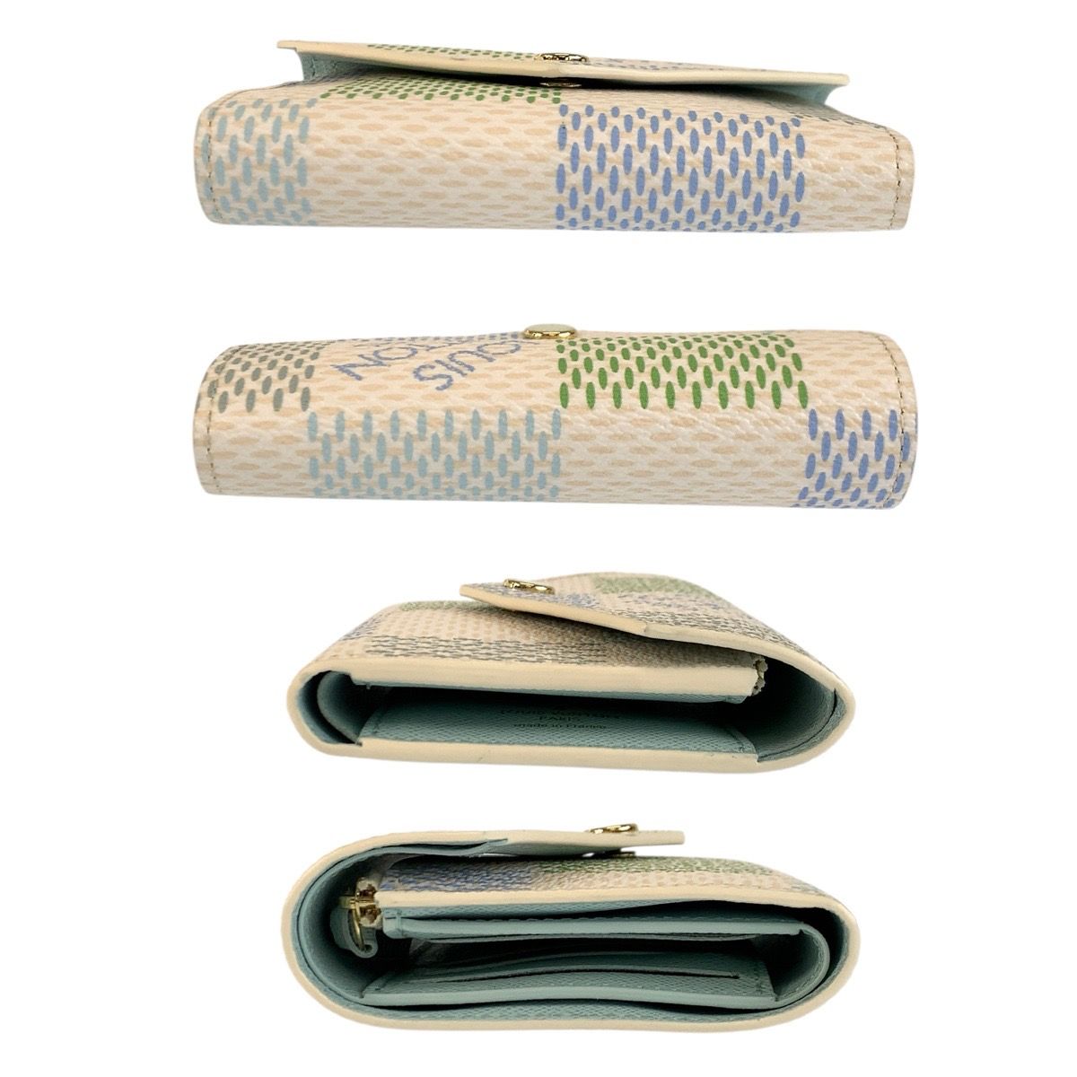Louis Vuitton Damierlicious Portefeuille Victorine Fold Wallet Compact — view 9