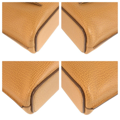 Loewe Vintage Beige Gold Leather Tote — view 4