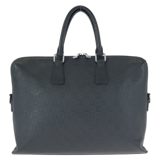 Louis Vuitton Damier Infini Porte Documin Jour Pdj Black Silver Business Bag