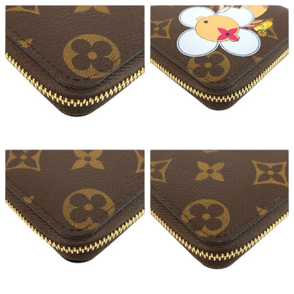 Louis Vuitton Monogram Vivienne Zippy Coin Purse Brown Case Card — view 7