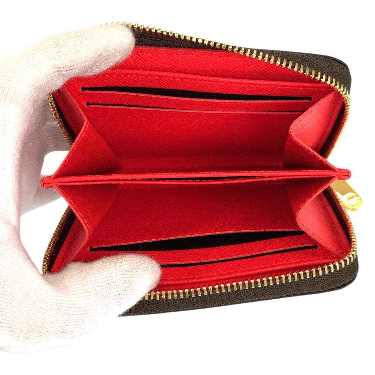 Louis Vuitton Monogram Vivienne Zippy Coin Purse Brown Case Card — view 4