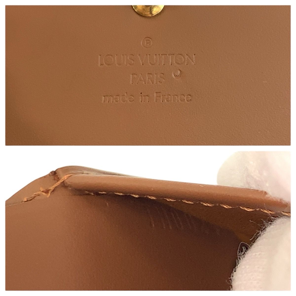 Louis Vuitton Monogram Vernis Porte Monet Billets Cult Cles Fold Wallet Compact — view 3