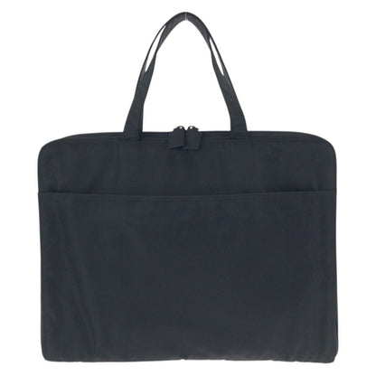 Prada Tessuto Black Silver Nylon Business Briefcase — view 2