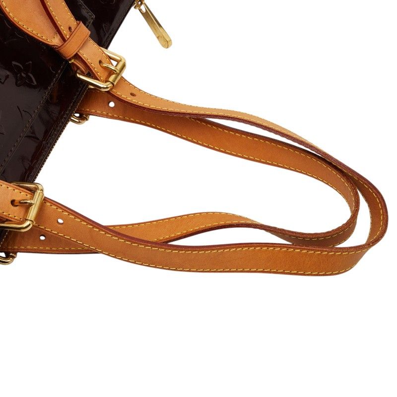 Louis Vuitton Monogram Vernis Rosewood Avenue Shoulder Bag Amarante Purple — view 4