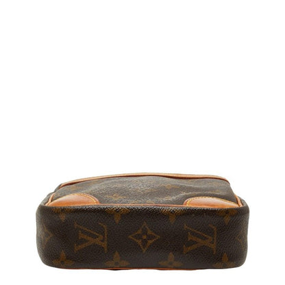 Louis Vuitton Monogram Danube Crossbody Shoulder Bag Brown Leather — view 3