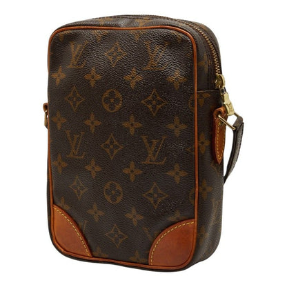 Louis Vuitton Monogram Danube Crossbody Shoulder Bag Brown Leather — view 2