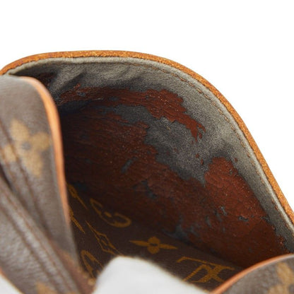 Louis Vuitton Monogram Danube Crossbody Shoulder Bag Brown Leather — view 9