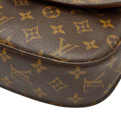Louis Vuitton Monogram Saint Cloud GM Crossbody Shoulder Bag Brown Leather — view 5