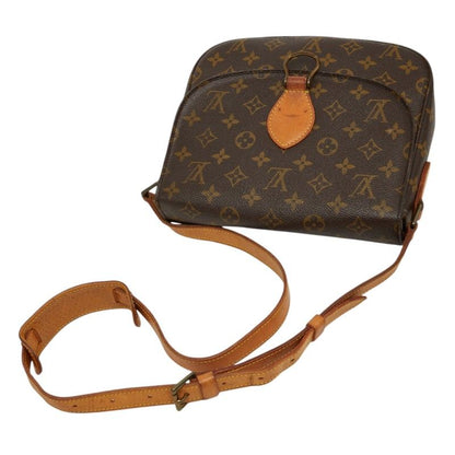Louis Vuitton Monogram Saint Cloud GM Crossbody Shoulder Bag Brown Leather — view 4
