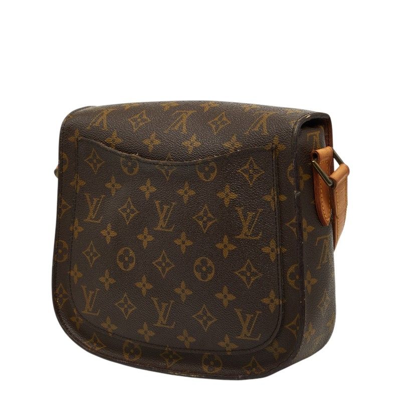 Louis Vuitton Monogram Saint Cloud GM Crossbody Shoulder Bag Brown Leather — view 2