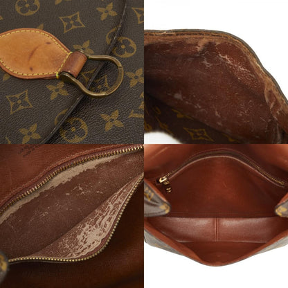 Louis Vuitton Monogram Saint Cloud GM Crossbody Shoulder Bag Brown Leather — view 9