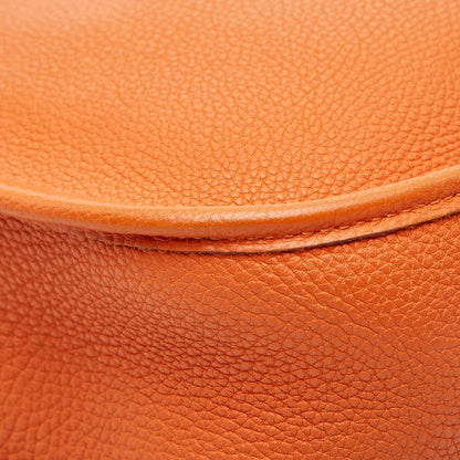 Hermes Evelyne I Anne PM Shoulder Bag Orange Togo — view 8