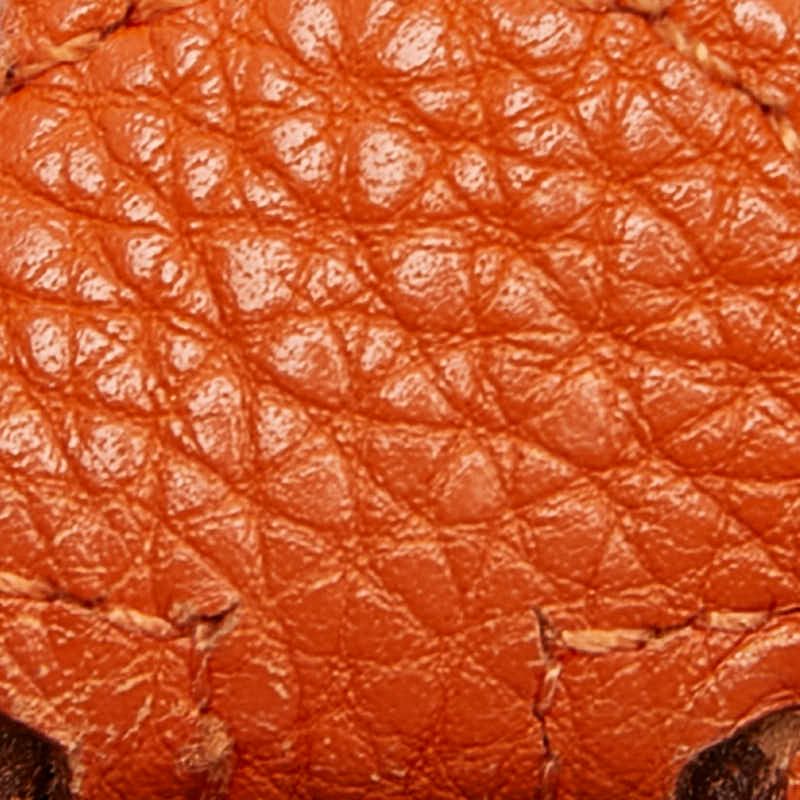 Hermes Evelyne I Anne PM Shoulder Bag Orange Togo — view 4
