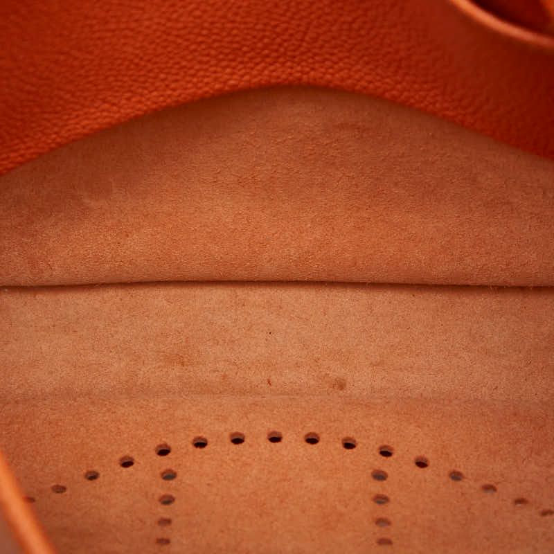Hermes Evelyne I Anne PM Shoulder Bag Orange Togo — view 9