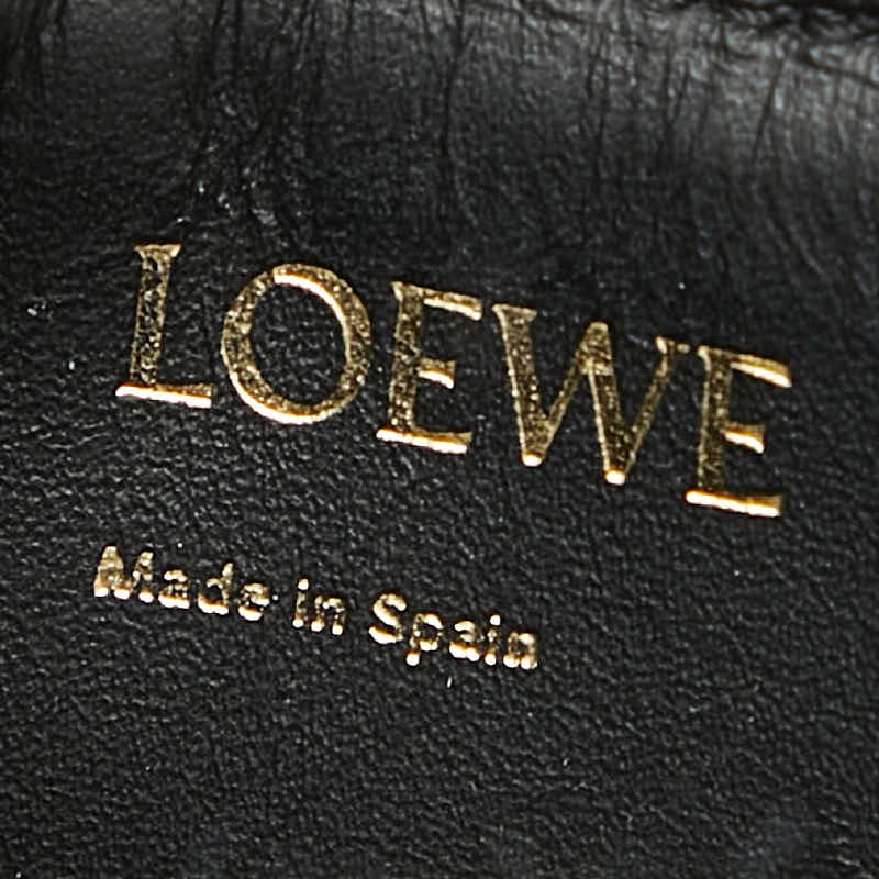 Loewe Anagram Card Case Black Leather — view 7