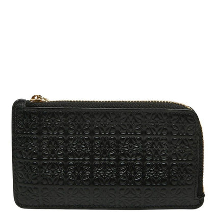 Loewe Anagram Card Case Black Leather
