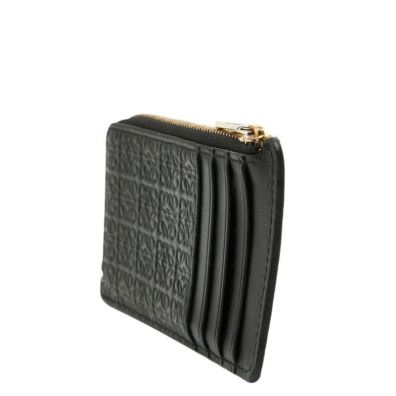 Loewe Anagram Card Case Black Leather — view 2