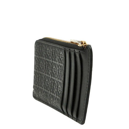 Loewe Anagram Card Case Black Leather — view 2