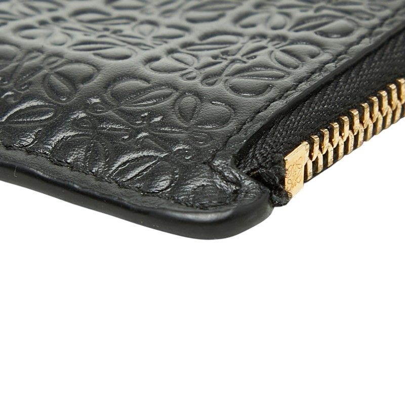 Loewe Anagram Card Case Black Leather — view 4