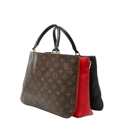 Louis Vuitton Monogram Mille Feuille 2-Way Shoulder Bag Brown Leather — view 2