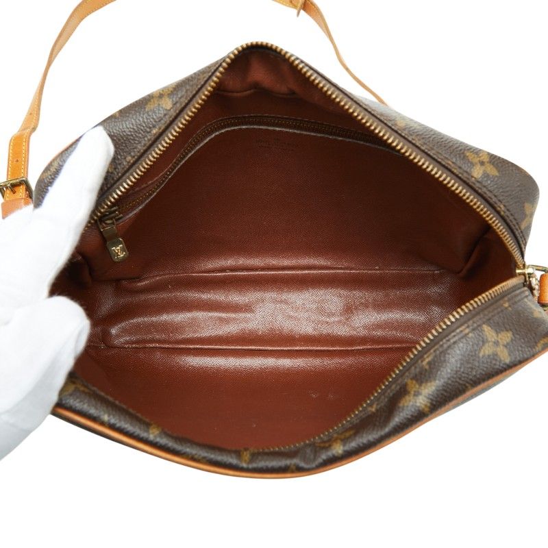 Louis Vuitton Monogram Trocadero 27 Crossbody Shoulder Bag Brown Leather — view 8