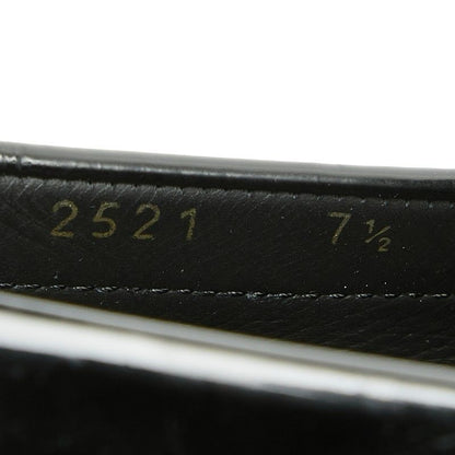 Dolce & Gabbana Logo Dress Shoes Driving Bit 7.5 Black Leather & — view 7