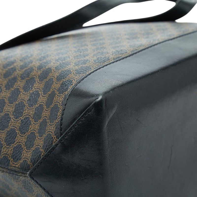 Celine Macadam Triomphe Handbag Black — view 7