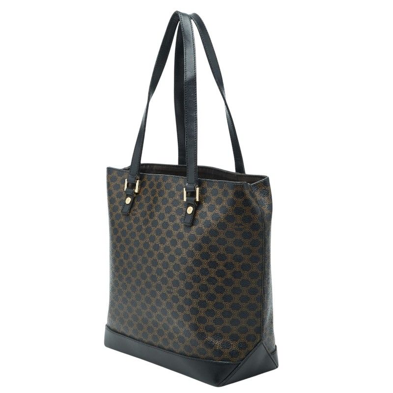Celine Macadam Triomphe Handbag Black — view 2
