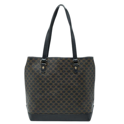 Celine Macadam Triomphe Handbag Black