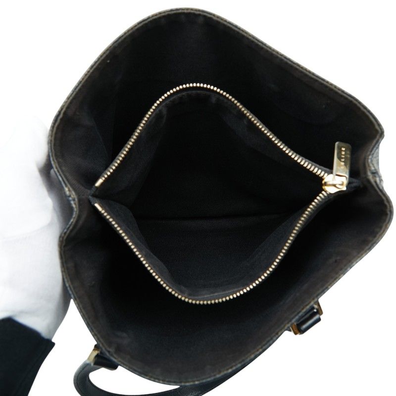 Celine Macadam Triomphe Handbag Black — view 8