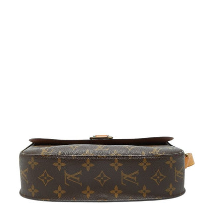 Louis Vuitton Monogram Saint Cloud 24 Crossbody Shoulder Bag Brown Leather — view 3