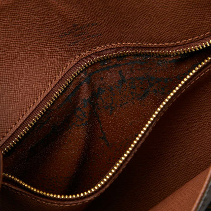 Louis Vuitton Monogram Saint Cloud 24 Crossbody Shoulder Bag Brown Leather — view 7