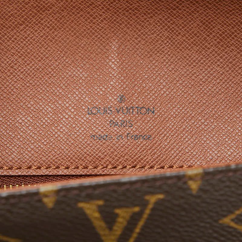 Louis Vuitton Monogram Saint Cloud 24 Crossbody Shoulder Bag Brown Leather — view 8