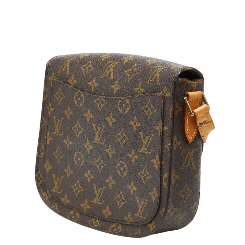 Louis Vuitton Monogram Saint Cloud 24 Crossbody Shoulder Bag Brown Leather — view 2
