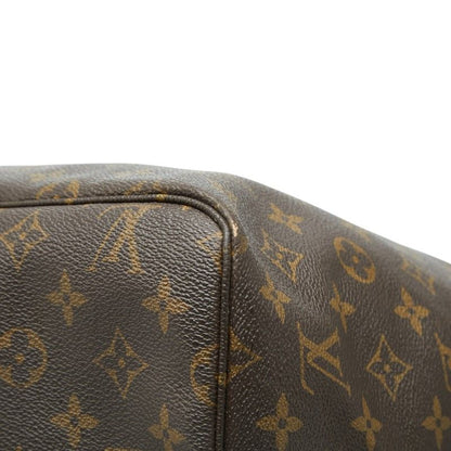 Louis Vuitton Monogram Neverfull GM Tote Shoulder Bag Brown Leather — view 6