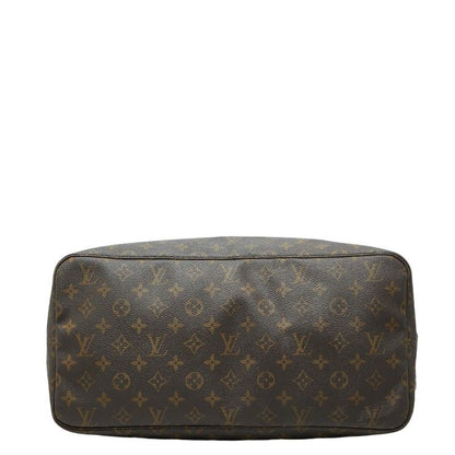 Louis Vuitton Monogram Neverfull GM Tote Shoulder Bag Brown Leather — view 3