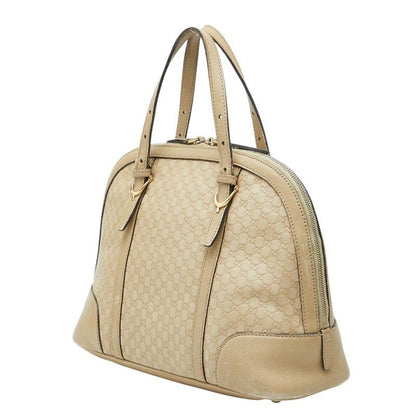 Gucci GG Supreme 2-Way Shoulder Bag Beige Leather — view 2