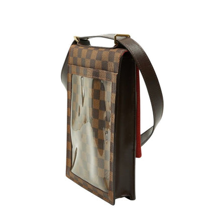 Louis Vuitton Damier Portobello Crossbody Shoulder Bag Brown Leather — view 2