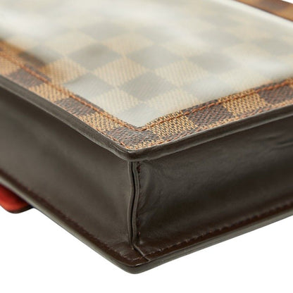 Louis Vuitton Damier Portobello Crossbody Shoulder Bag Brown Leather — view 7