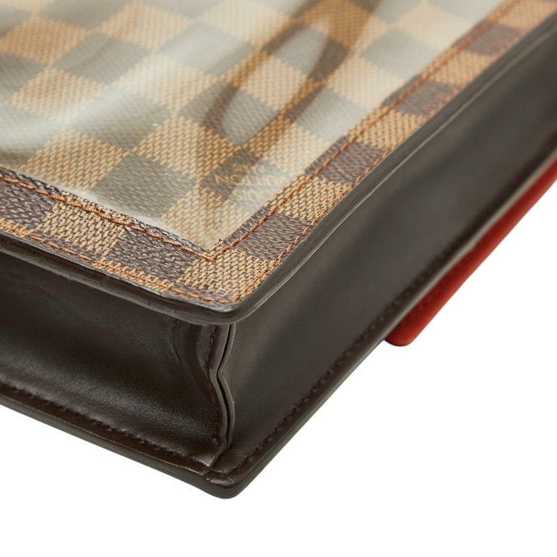 Louis Vuitton Damier Portobello Crossbody Shoulder Bag Brown Leather — view 6