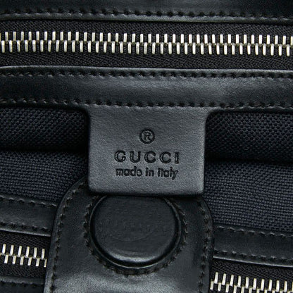 Gucci GG Supreme Tote Shoulder Bag 2-Way Black Leather — view 9