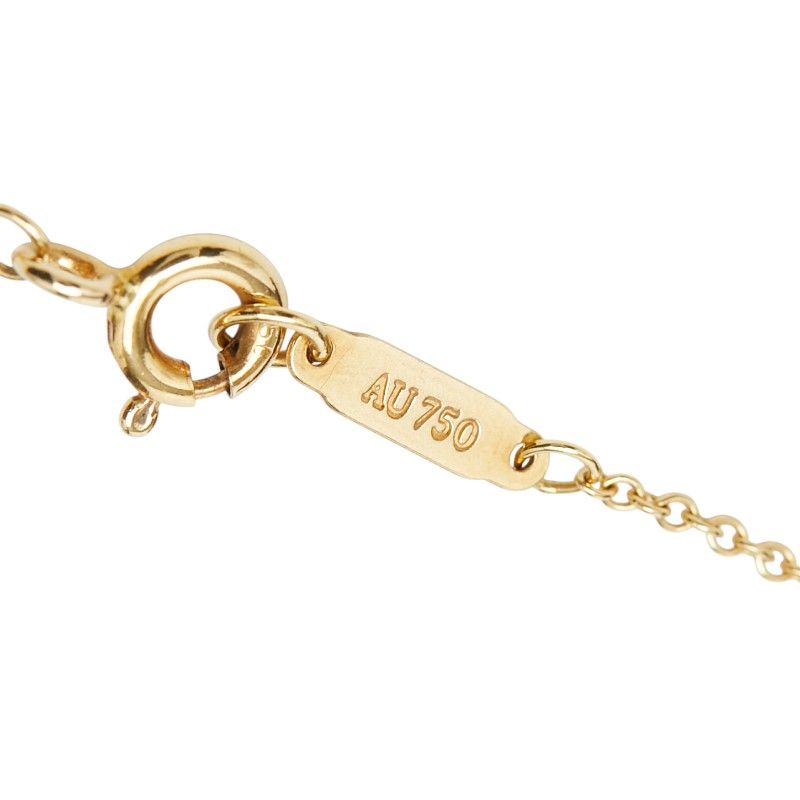 Tiffany & Co Trefoil Key Necklace 18k Yellow Gold — view 5